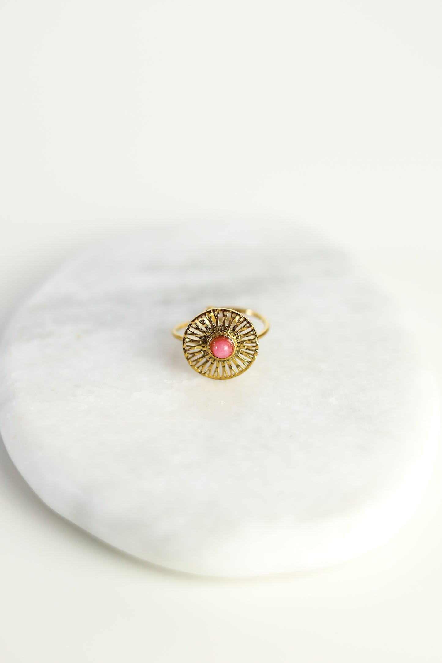 ANILLO PALMA ROSA