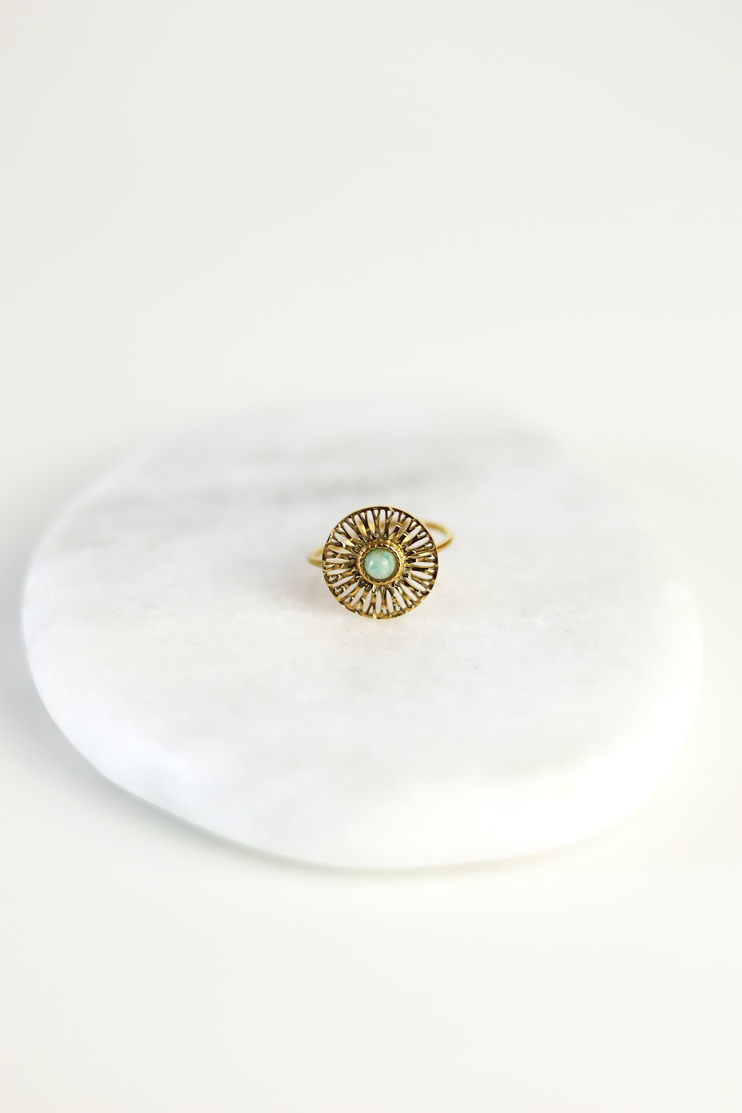 ANILLO PALMA CELESTE