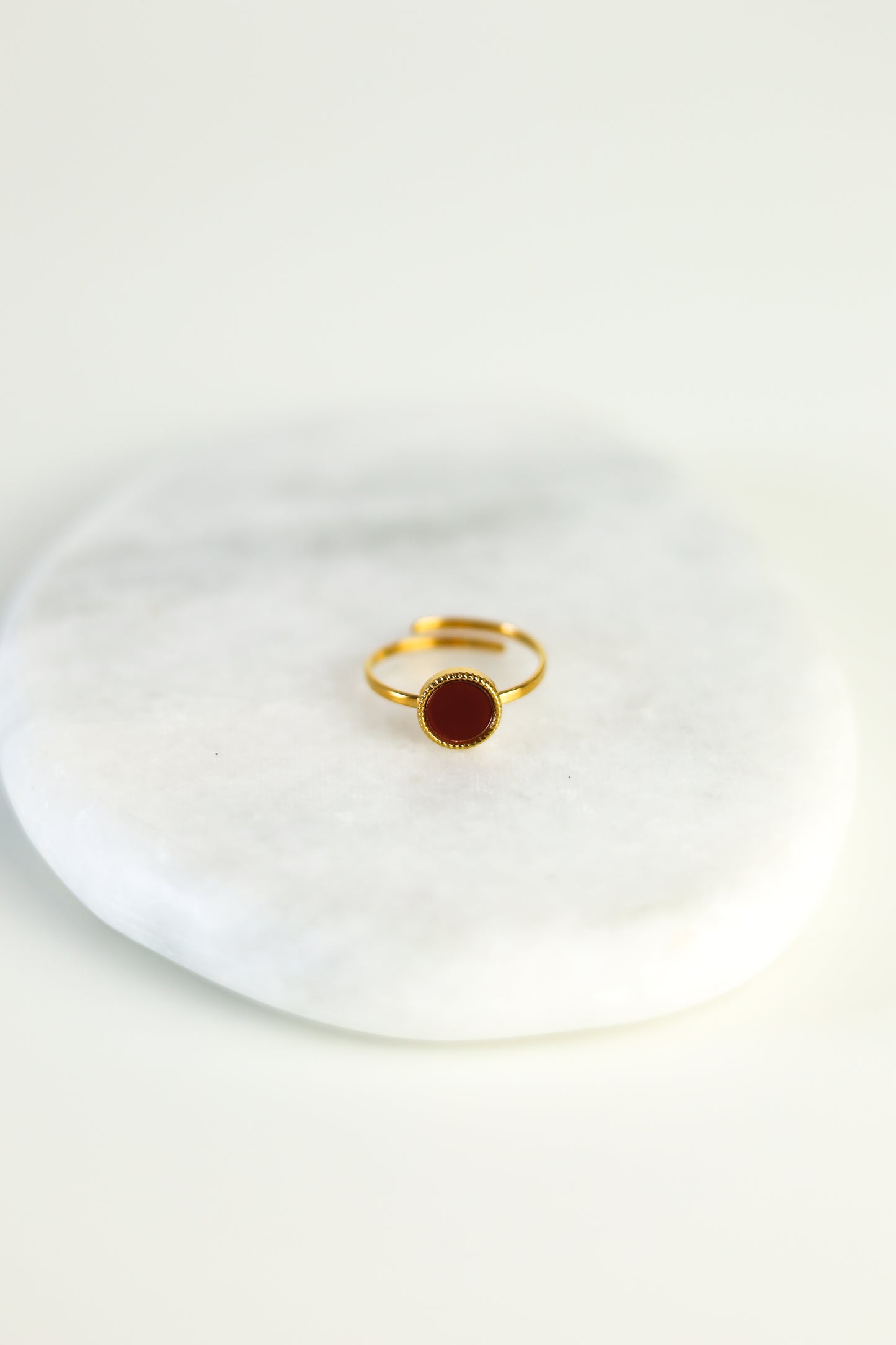 ANILLO PIEDRA ROJA