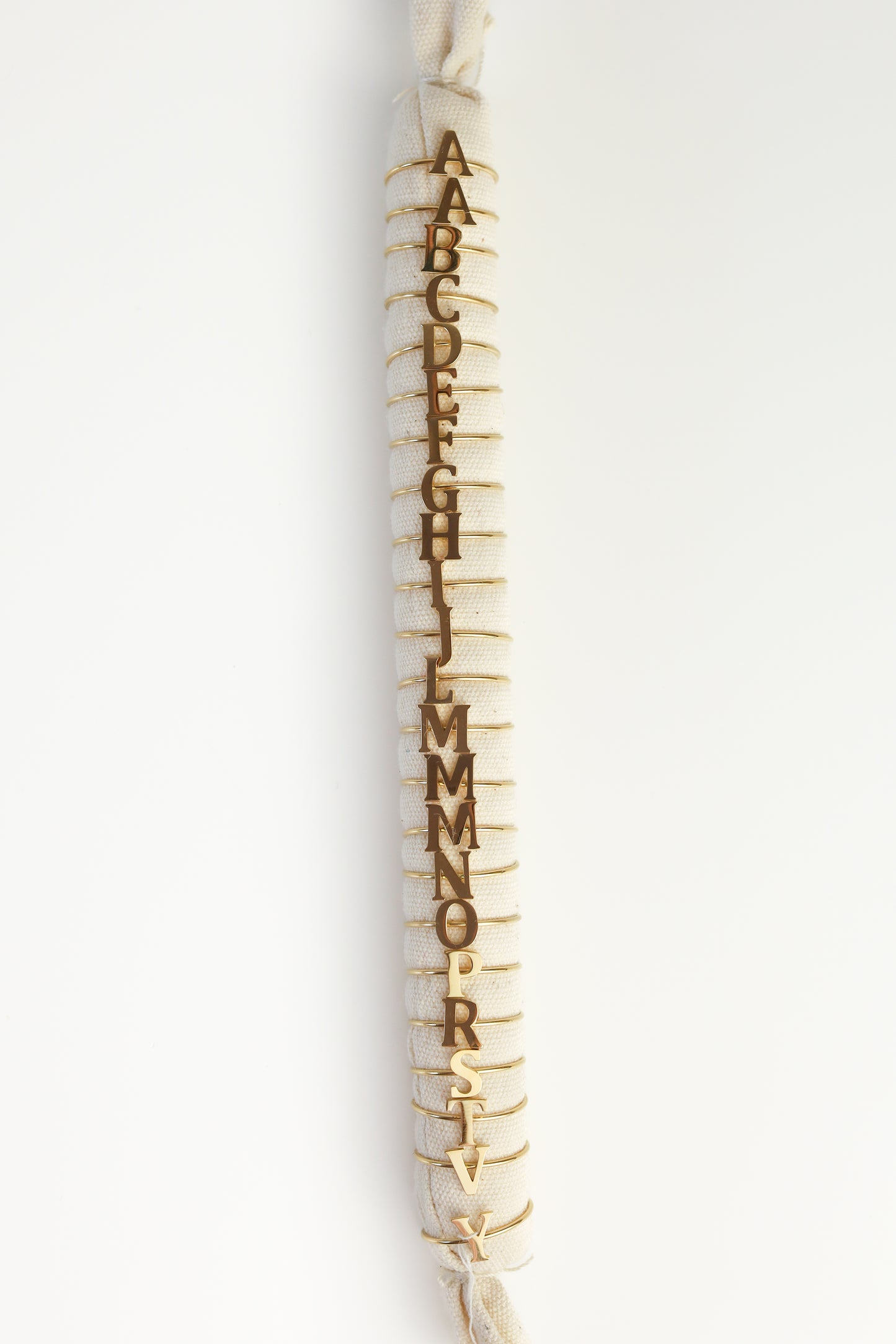 ANILLO LETRAS