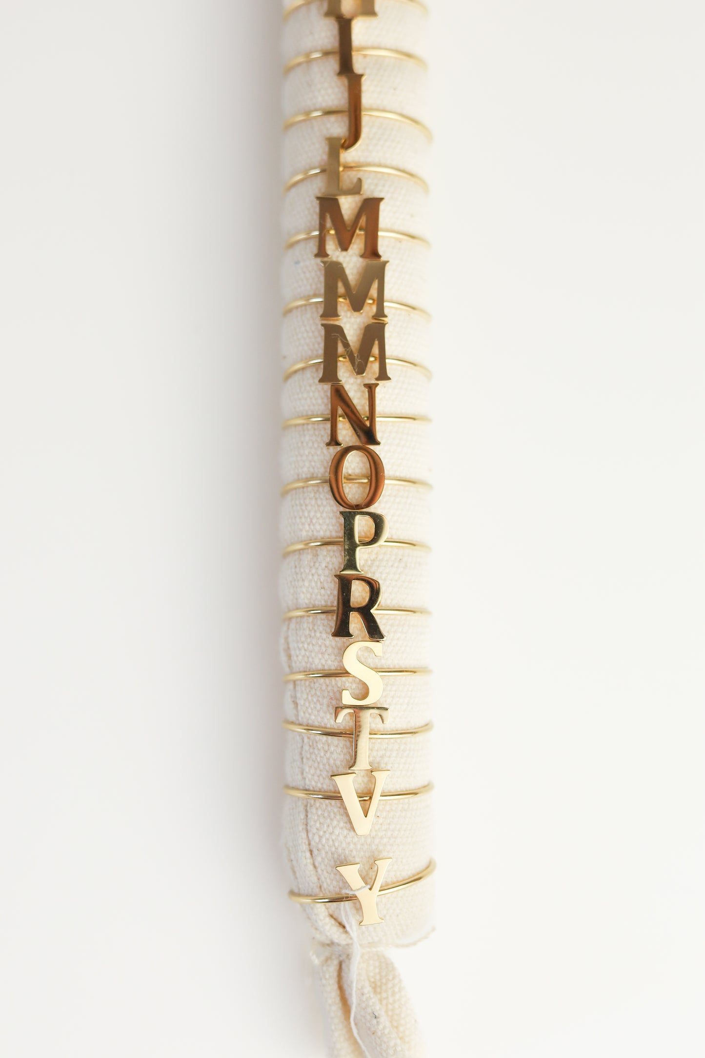ANILLO LETRAS