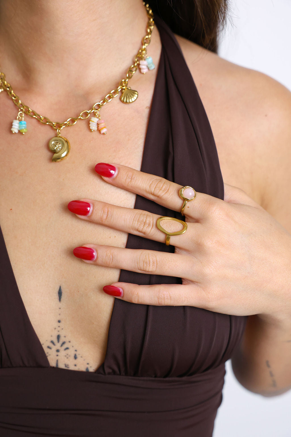 COLLAR CHARM CARACOL