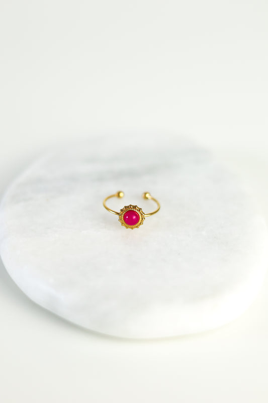 ANILLO AUTÉNTICO ROSA