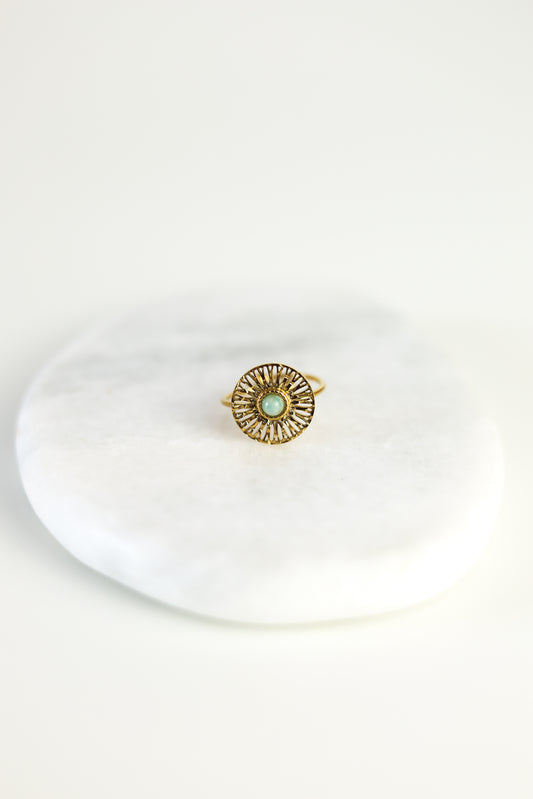 ANILLO PALMA CELESTE