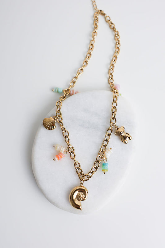 COLLAR CHARM CARACOL