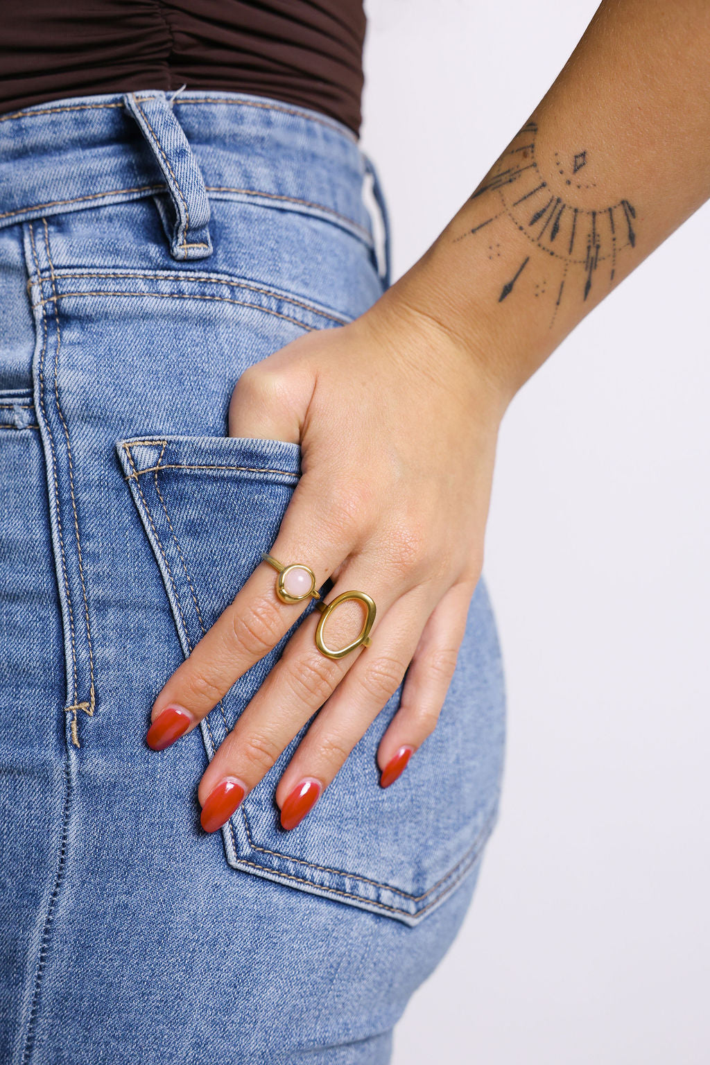 ANILLO PERLA ROSA